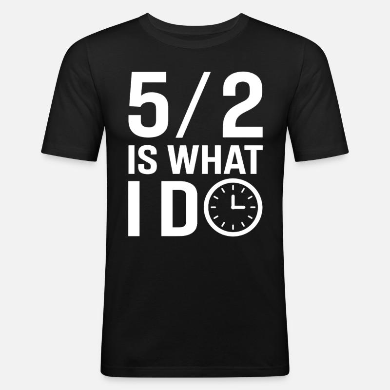 Intermittent fasting Intermittent fasting - Men's Slim Fit T-Shirt - black