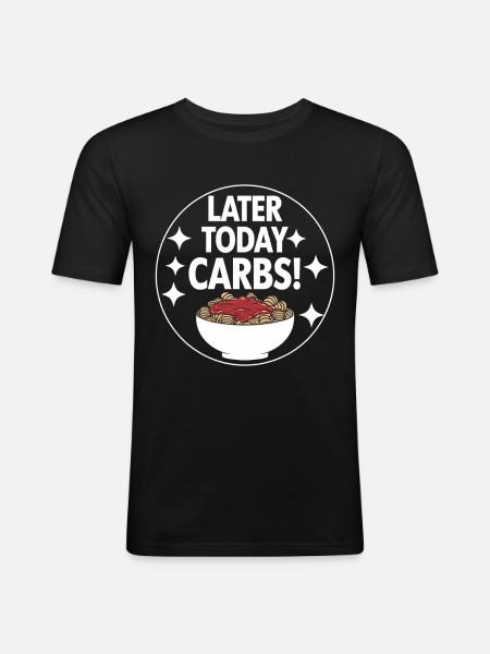 Intermittent fasting Intermittent fasting - Men's Slim Fit T-Shirt - black