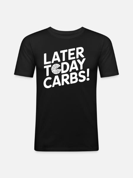 Intermittent fasting Intermittent fasting - Men's Slim Fit T-Shirt - black
