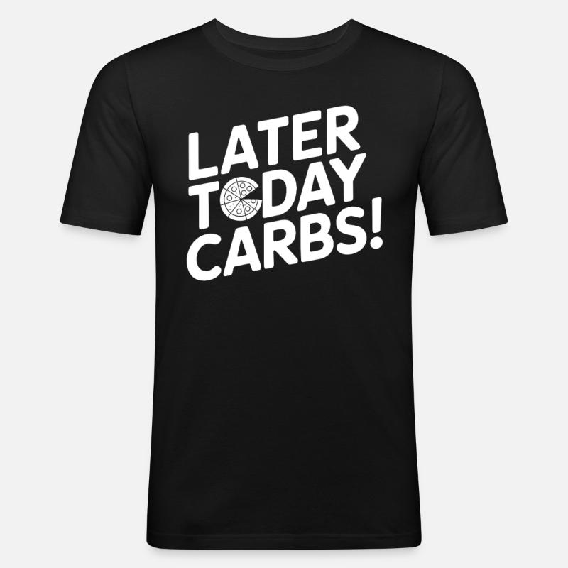Intermittent fasting Intermittent fasting - Men's Slim Fit T-Shirt - black