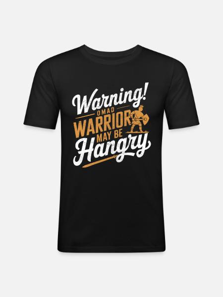 Intermittent fasting Intermittent fasting - Men's Slim Fit T-Shirt - black
