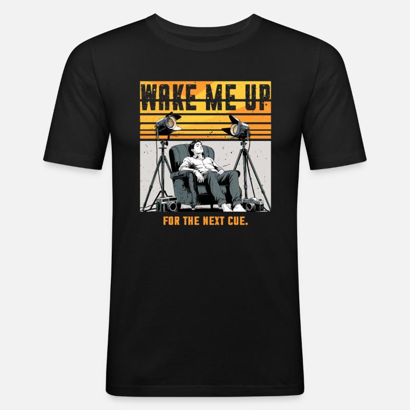 Lighting Technician Lighting Technician - Men's Slim Fit T-Shirt - black
