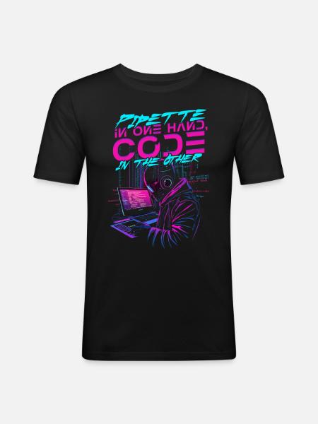 Bioinformatics Analyst - Men's Slim Fit T-Shirt - black