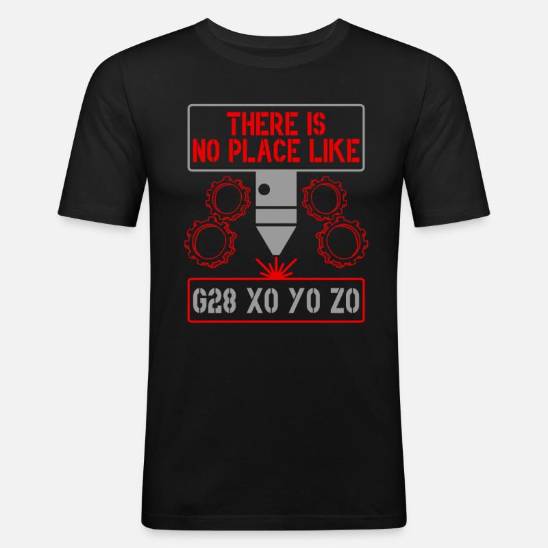 Cutting machine operator - Men's Slim Fit T-Shirt - black