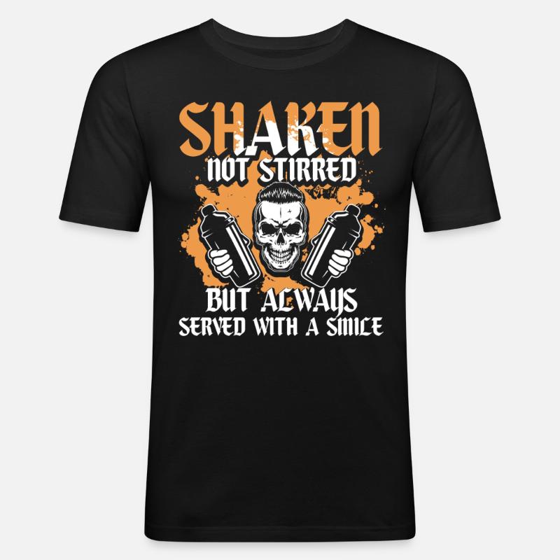 Bartender Bartender Bartending - Men's Slim Fit T-Shirt - black