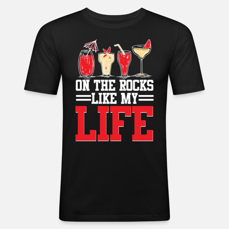 Bartender Bartender Bartending - Men's Slim Fit T-Shirt - black