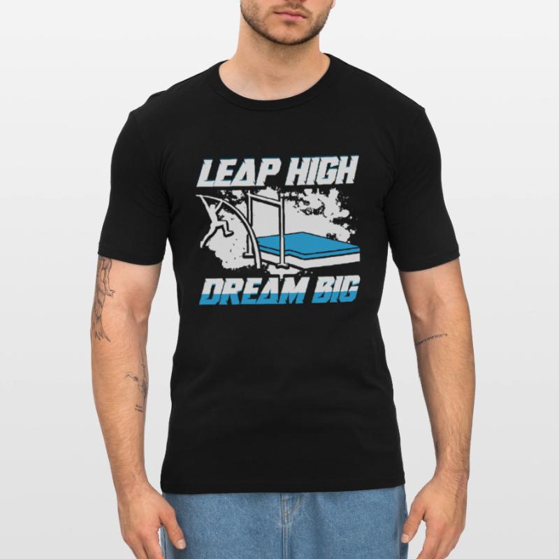Stabhochsprung Stabspringer Stabhochspringer Männer Slim Fit T-Shirt