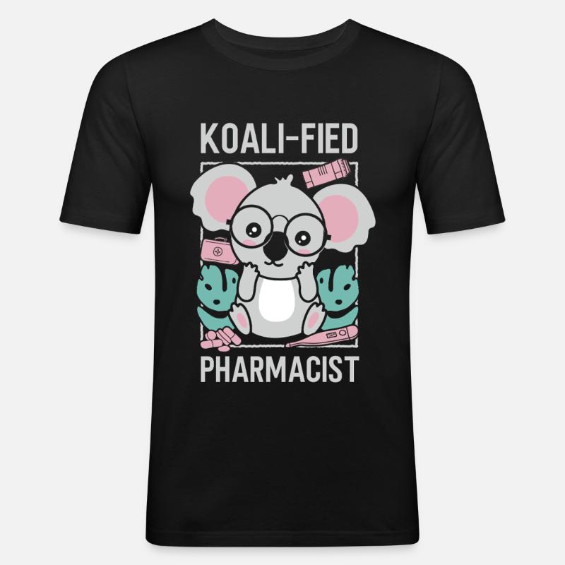 Pharmacy Tech Technician - Men's Slim Fit T-Shirt - black