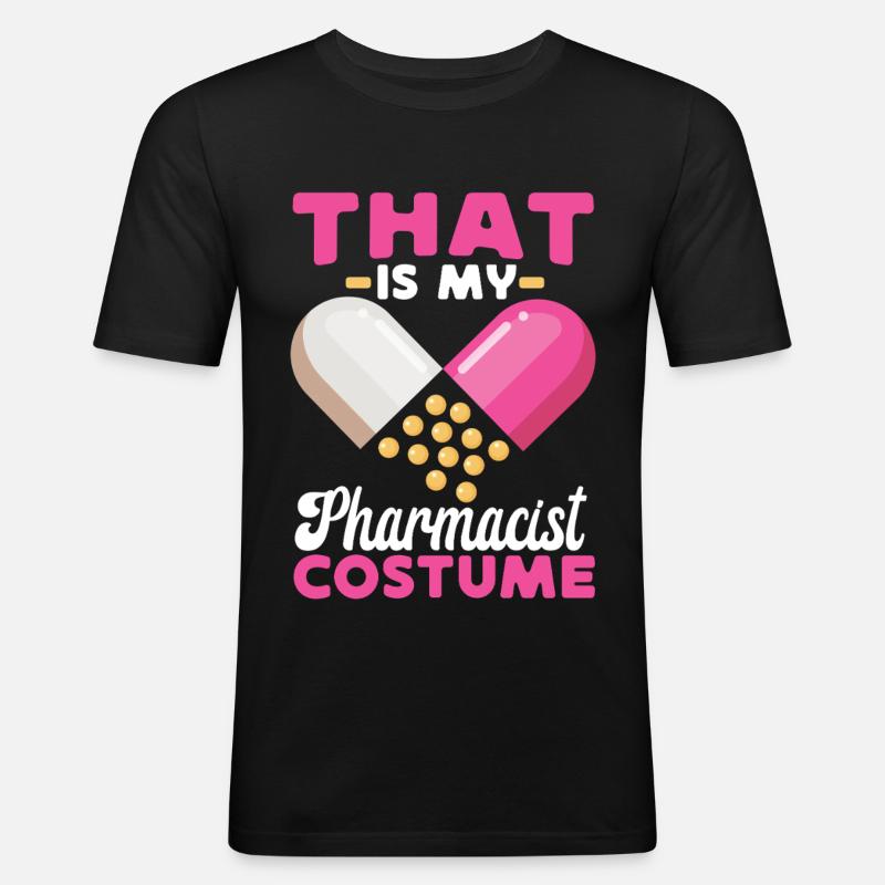 Pharmacy Tech Technician - Men's Slim Fit T-Shirt - black