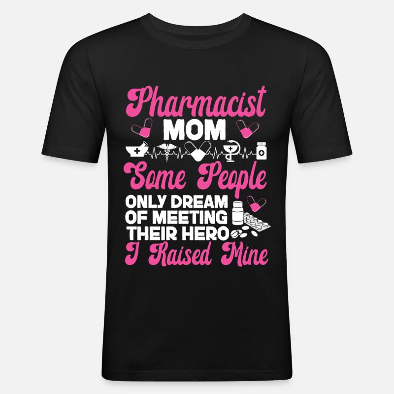 Pharmacy Tech Technician - Men's Slim Fit T-Shirt - black