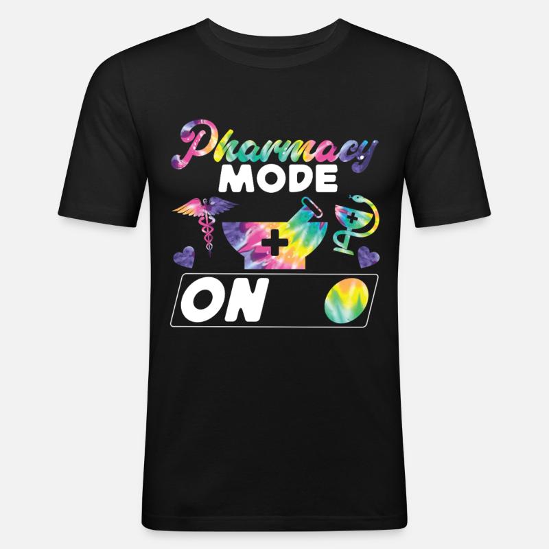 Pharmacy Tech Technician - Men's Slim Fit T-Shirt - black