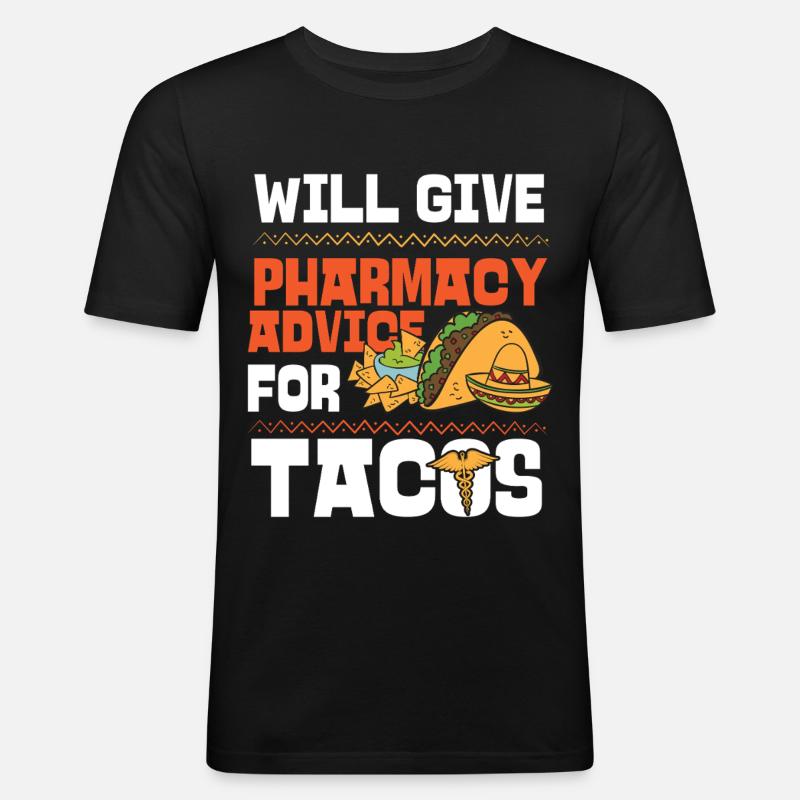 Pharmacy Tech Technician - Men's Slim Fit T-Shirt - black