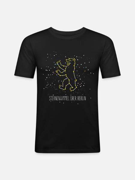 Berlin Berlin 2 - Männer Slim Fit T-Shirt - Schwarz