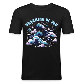 Paroles Mélomanes Auteurs-compositeurs Festival de musique - T-shirt près du corps Homme - noir - Devant - Nik (191cm)