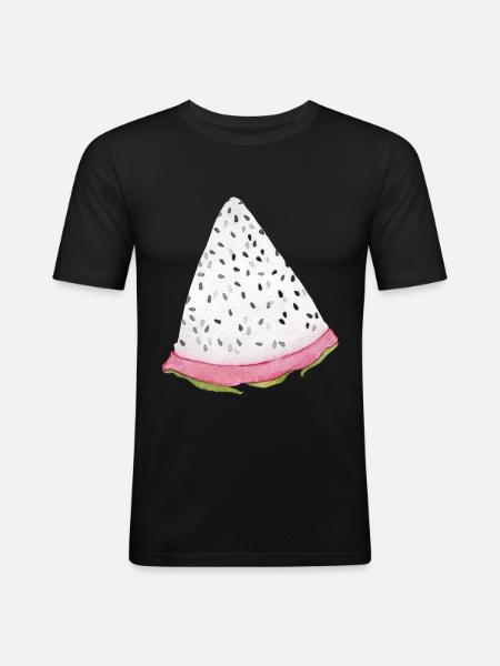 pitaya - Men's Slim Fit T-Shirt - black