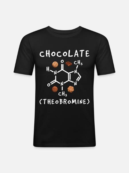 Chemistry candy snacking - Men's Slim Fit T-Shirt - black