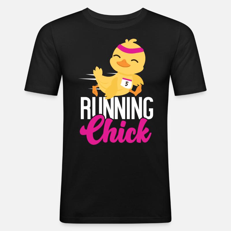 Running Runner Half Marathon - Men's Slim Fit T-Shirt - black