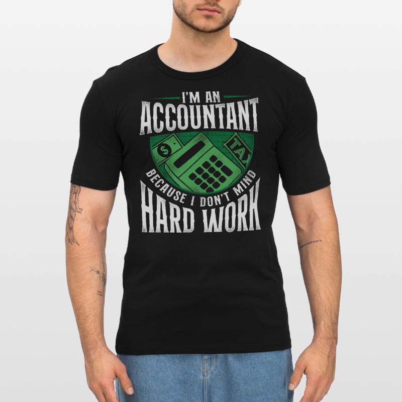 Comptable Comptable Comptable Comptabilité T-shirt près du corps Homme