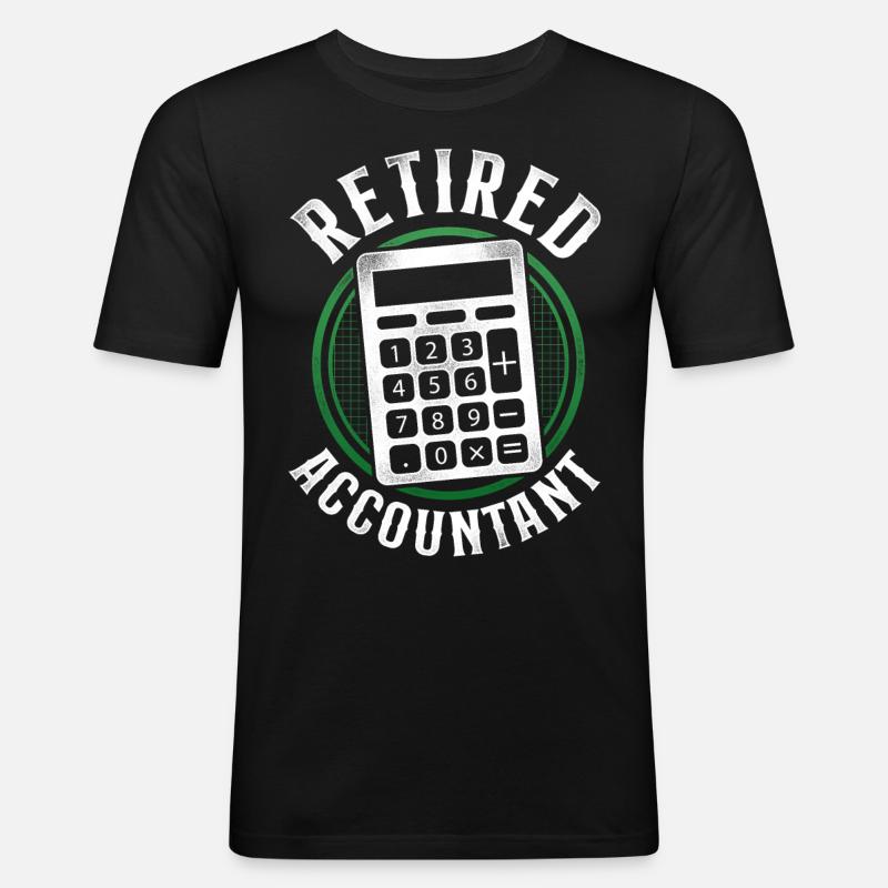 Comptable Comptable Comptable Comptabilité - T-shirt près du corps Homme - noir