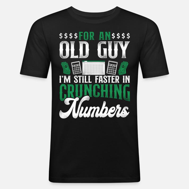 Comptable Comptable Comptable Comptabilité - T-shirt près du corps Homme - noir