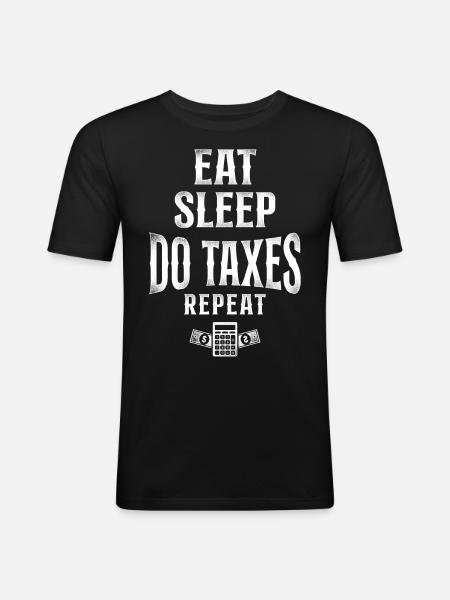 Comptable Comptable Comptable Comptabilité - T-shirt près du corps Homme - noir