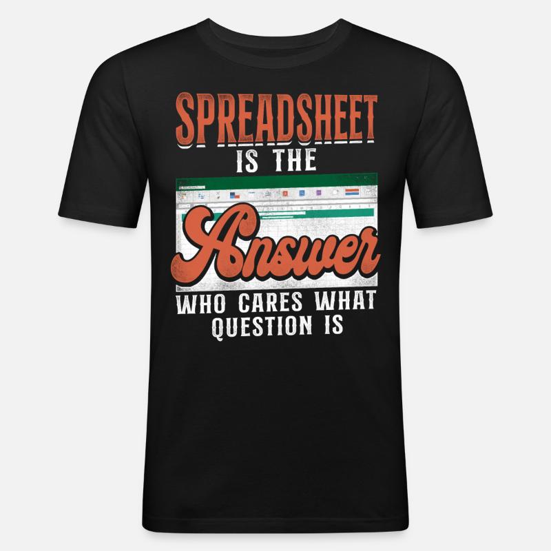 Comptable Comptable Comptable Comptabilité - T-shirt près du corps Homme - noir