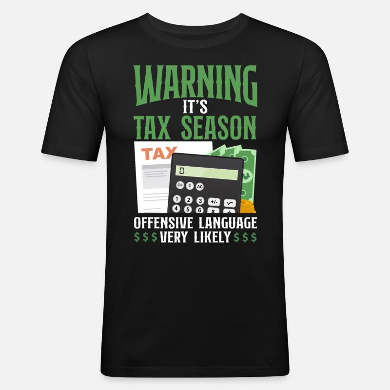 Comptable Comptable Comptable Comptabilité - T-shirt près du corps Homme - noir