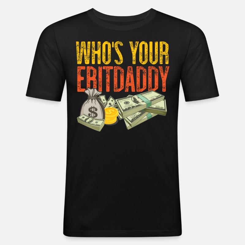 Comptable Comptable Comptable - T-shirt près du corps Homme - noir