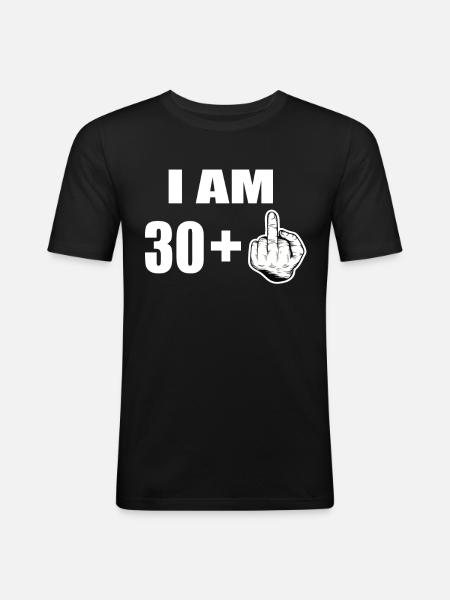 31e anniversaire - T-shirt près du corps Homme - noir