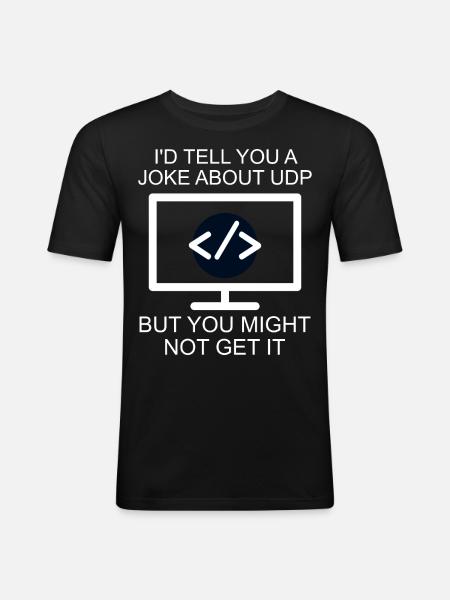Cybersecurity - IT Security Computer Scientist - Men's Slim Fit T-Shirt - black