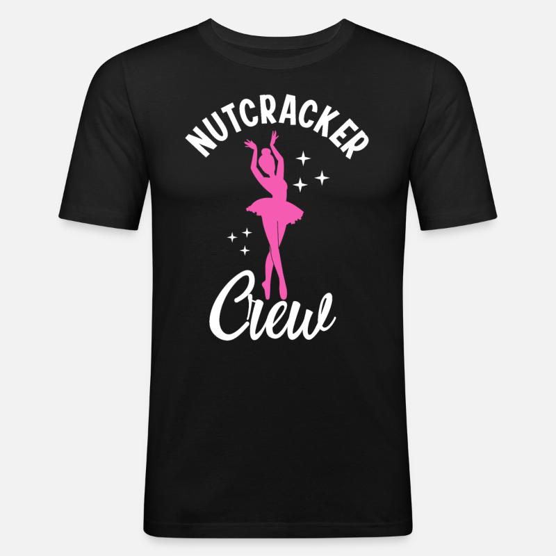 Nutcracker Crew - Männer Slim Fit T-Shirt - Schwarz