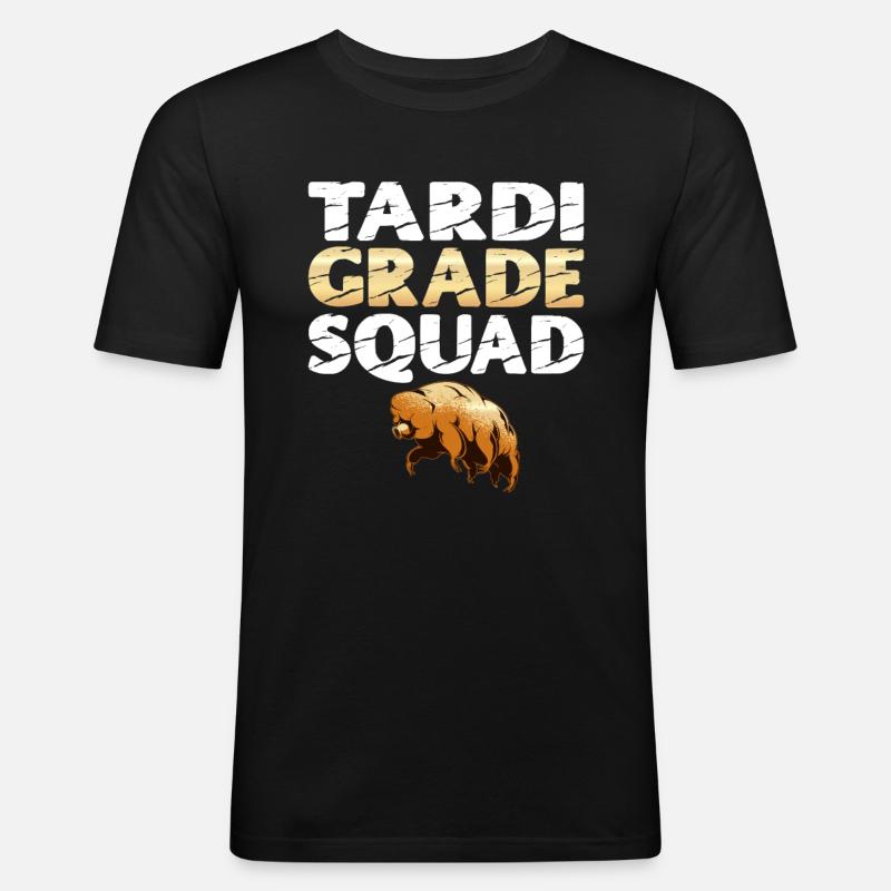 Tardigrade Squad Moss Piglet - T-shirt près du corps Homme - noir