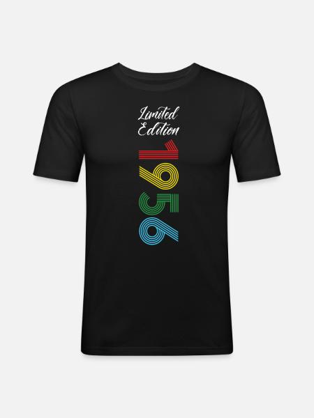 Limited Edition 1956 - Men's Slim Fit T-Shirt - black
