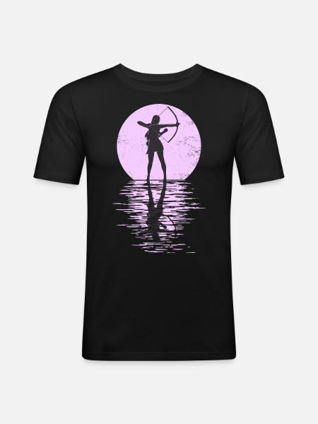 Archery Archery Archery Arrow Arrow - Men's Slim Fit T-Shirt - black