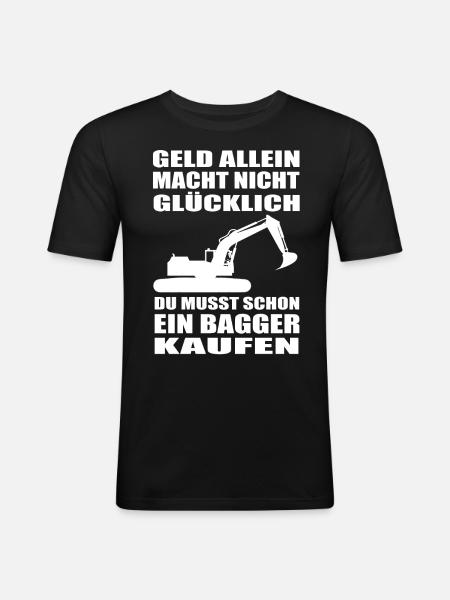 Bagger - Männer Slim Fit T-Shirt - Schwarz