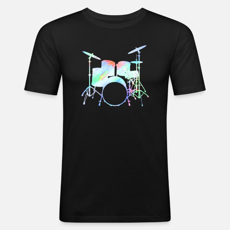 Drummers Drummers Drummers Drummers - Men's Slim Fit T-Shirt - black