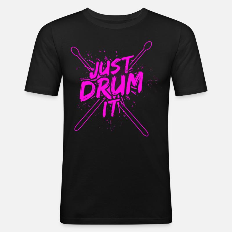 Drummers Drummers Drummers Drummers - Men's Slim Fit T-Shirt - black