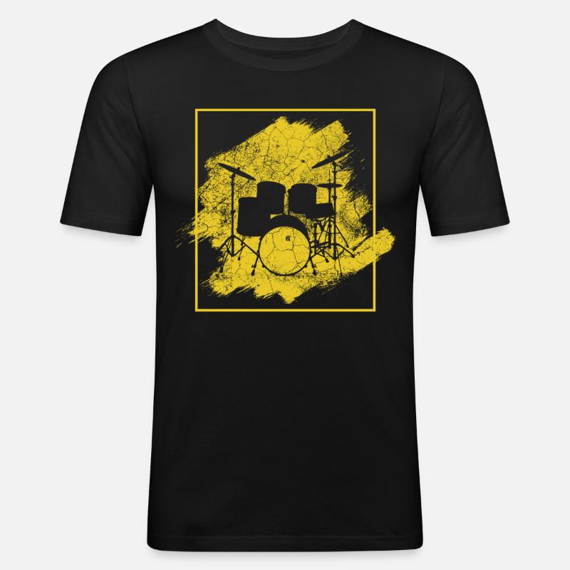 Drummers Drummers Drummers Drummers - Men's Slim Fit T-Shirt - black