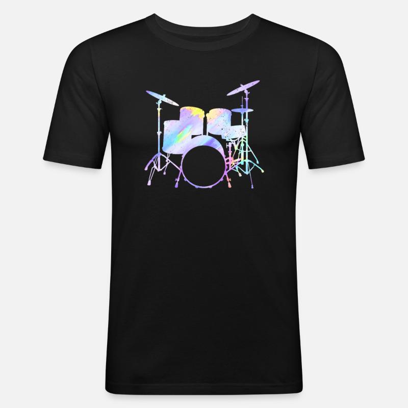 Drummers Drummers Drummers Drummers - Men's Slim Fit T-Shirt - black