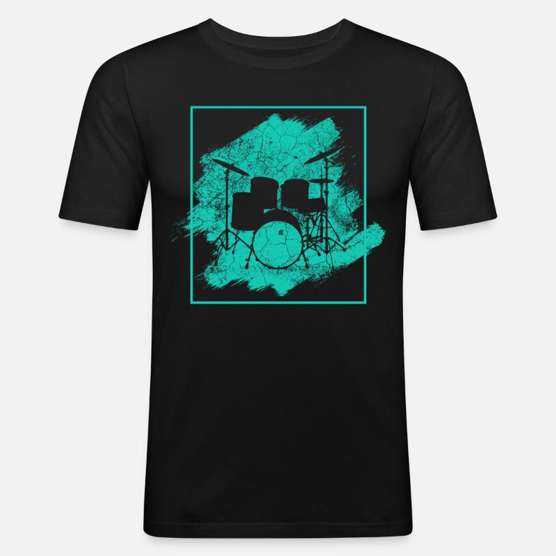 Drummers Drummers Drummers Drummers - Men's Slim Fit T-Shirt - black