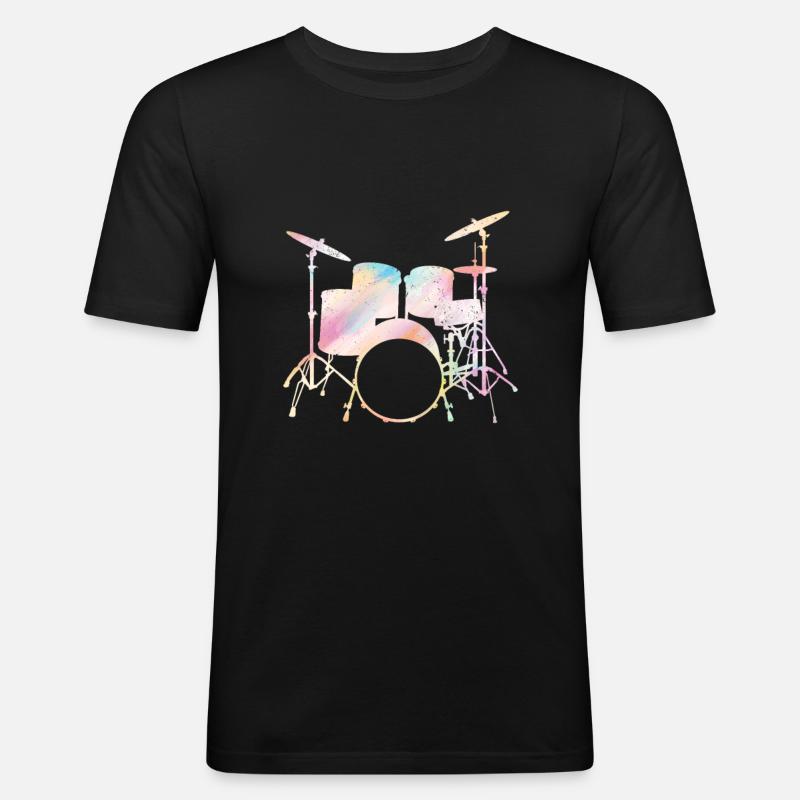Drummers Drummers Drummers Drummers - Men's Slim Fit T-Shirt - black