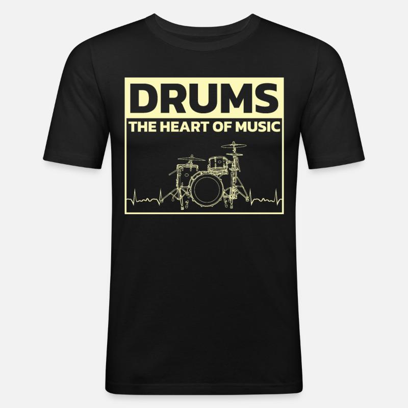Drummers Drummers Drummers Drummers - Men's Slim Fit T-Shirt - black