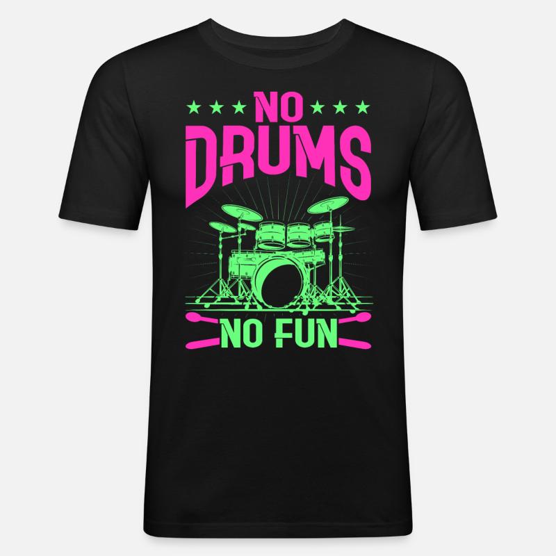 Drummers Drummers Drummers Drummers - Men's Slim Fit T-Shirt - black