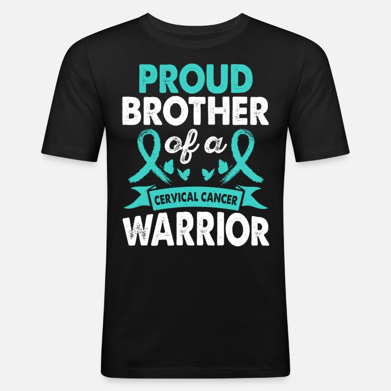 Bruder Des - Männer Slim Fit T-Shirt - Schwarz