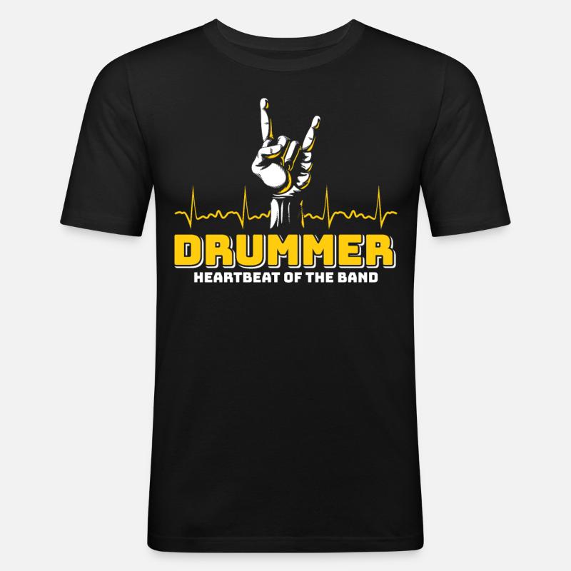 Drummers Drummers Drummers Drummers - Men's Slim Fit T-Shirt - black