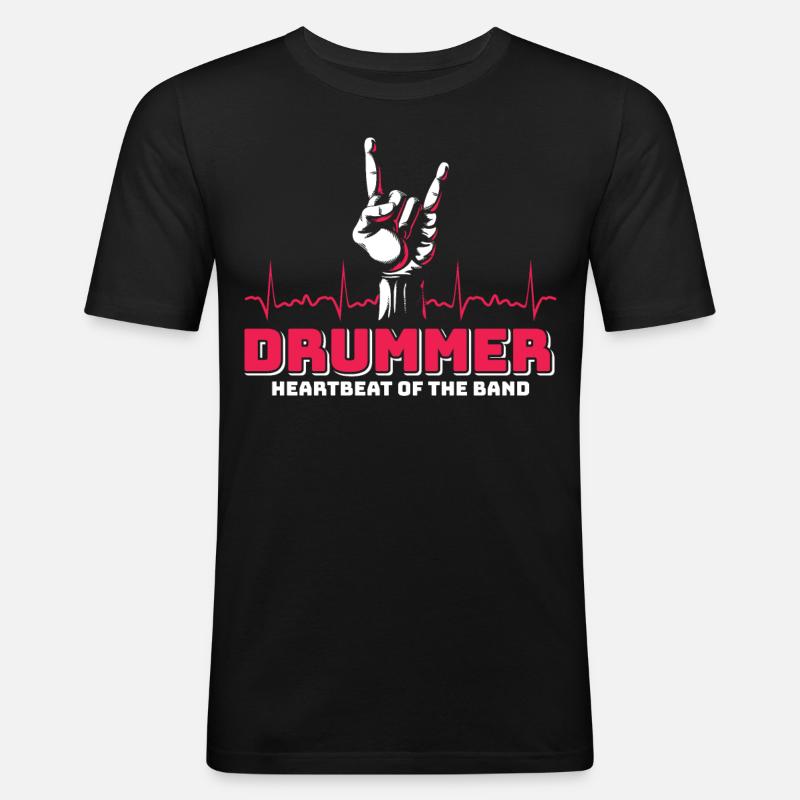 Drummers Drummers Drummers Drummers - Men's Slim Fit T-Shirt - black
