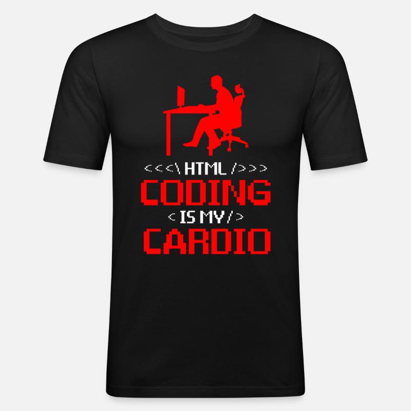 Webentwickler Website-entwicklung It-programmierer - Männer Slim Fit T-Shirt - Schwarz