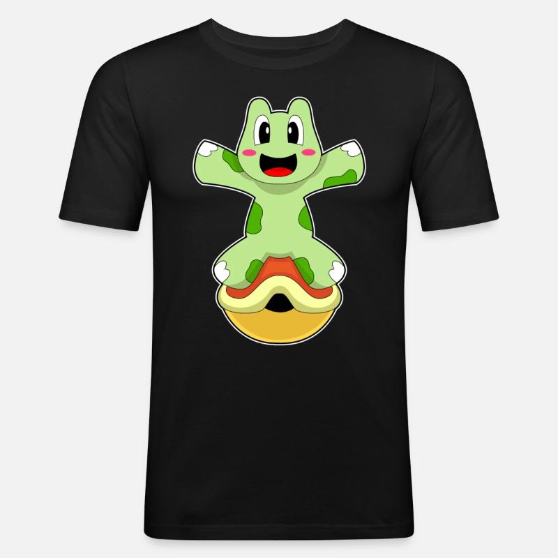 Shellless turtle - Men's Slim Fit T-Shirt - black