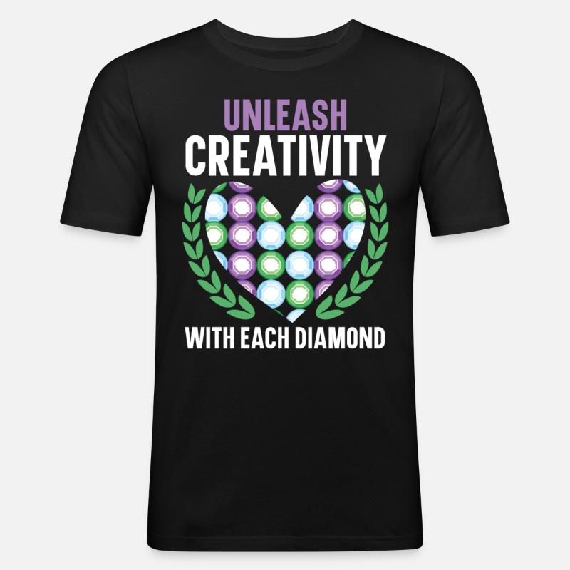 Diamond Painting Tools Diamond Painter - Men's Slim Fit T-Shirt - black