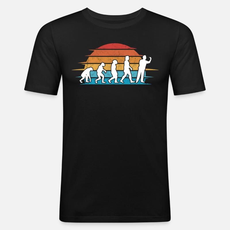 Fléchettes Dart Evolution Darter - T-shirt près du corps Homme - noir